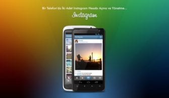 aynı telefonda iki instagram hesabı