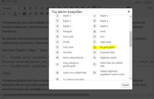 wordpress iki yana yasla kisayol Wordpress iki yana yasla özelliğini kullanmak