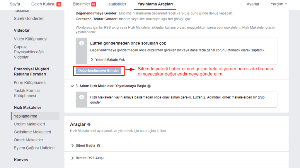 fb7 - Wordpress Facebook Instant Articles Kurulumu Resimli Anlatım