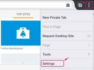 Android Mozilla Firefoxta DNS Önbellek Temizle1 - Android DNS önbelleği temizleme