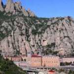 Montserrat Kütüphanesinin bulunduğu manastır