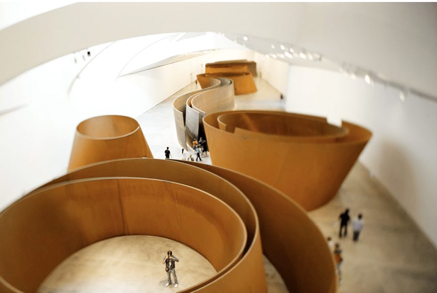 Richard Serra – The Matter Of Time - sunum öncesi edmond ve langdon burada buluştu