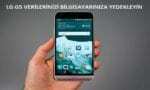 LG G5 Yedekleme İşlemi