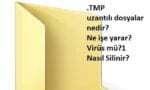 .tmp uzantılı dosya
