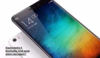 Xiaomi Redmi 5 Bootloader Kilidi Açma
