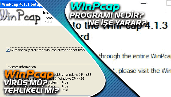 WinPcap programı nedir?