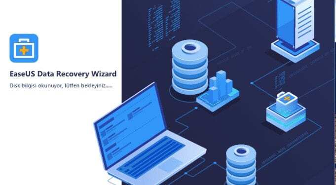 Kaybolan dosyaları kurtarmak için EaseUS Data Recovery kullanın