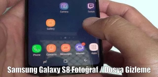 Samsung Galaxy S8 Gizleme