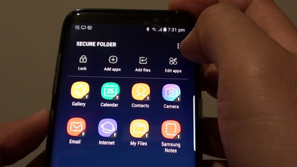 Samsung Galaxy S8 Fotoğraf Gizleme / Dosya Gizleme özelliği gizlilik açısından önemli.