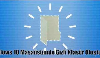 Gizli Dosya Oluşturma