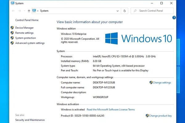 windows klasik ekran Windows 10 Klasik Denetim Masasını açmak