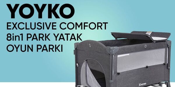 Yoyko Exclusive Comfort 8 in 1 Park Yatak Oyun Parkı