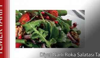 Diyet Narlı Roka Salatası Yapılışı