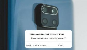 Redmi Note 9 Pro Format