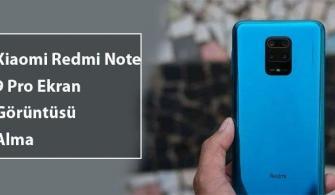 Xiaomi Redmi Note 9 Pro Ekran Görüntüsü