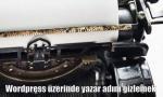 Wordpress Yazar Adını Gizlemek