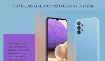 Samsung Galaxy M23 Format Atma