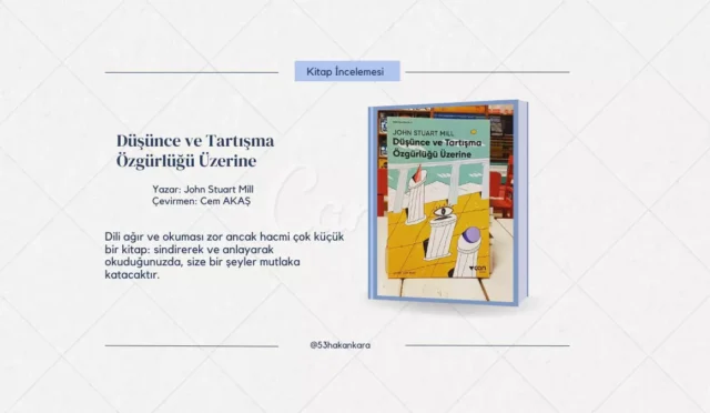 Düşünce ve Tartışma Özgürlüğü Üzerine