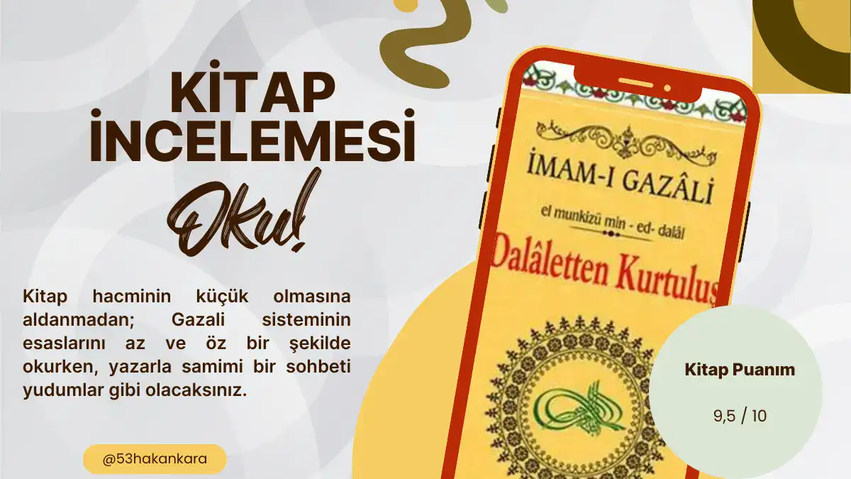 Dalaletten Kurtuluş İmam Gazali