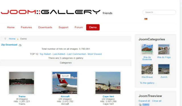 JoomGallery galeri bileşeni