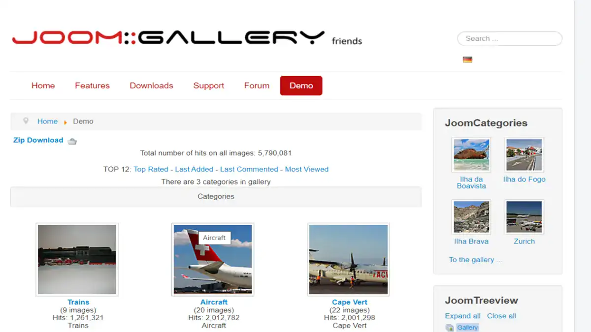 JoomGallery galeri bileşeni