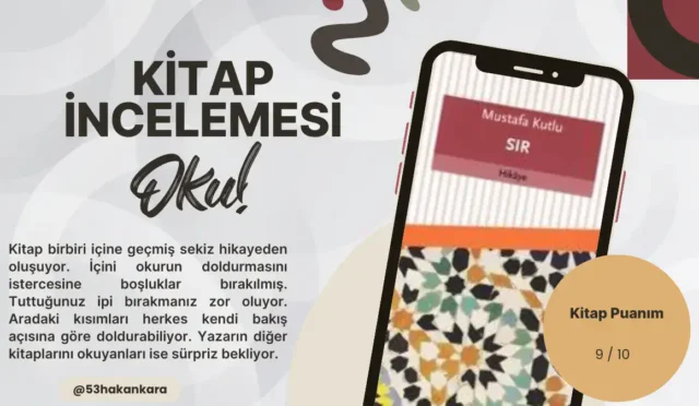 Sır Mustafa Kutlu Kitap İncelemesi