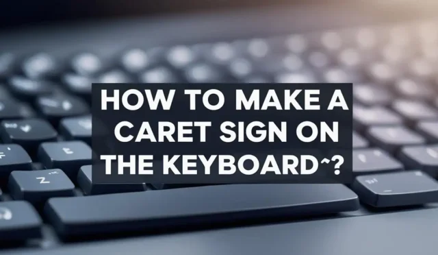 Şapka işareti nasıl yapılır